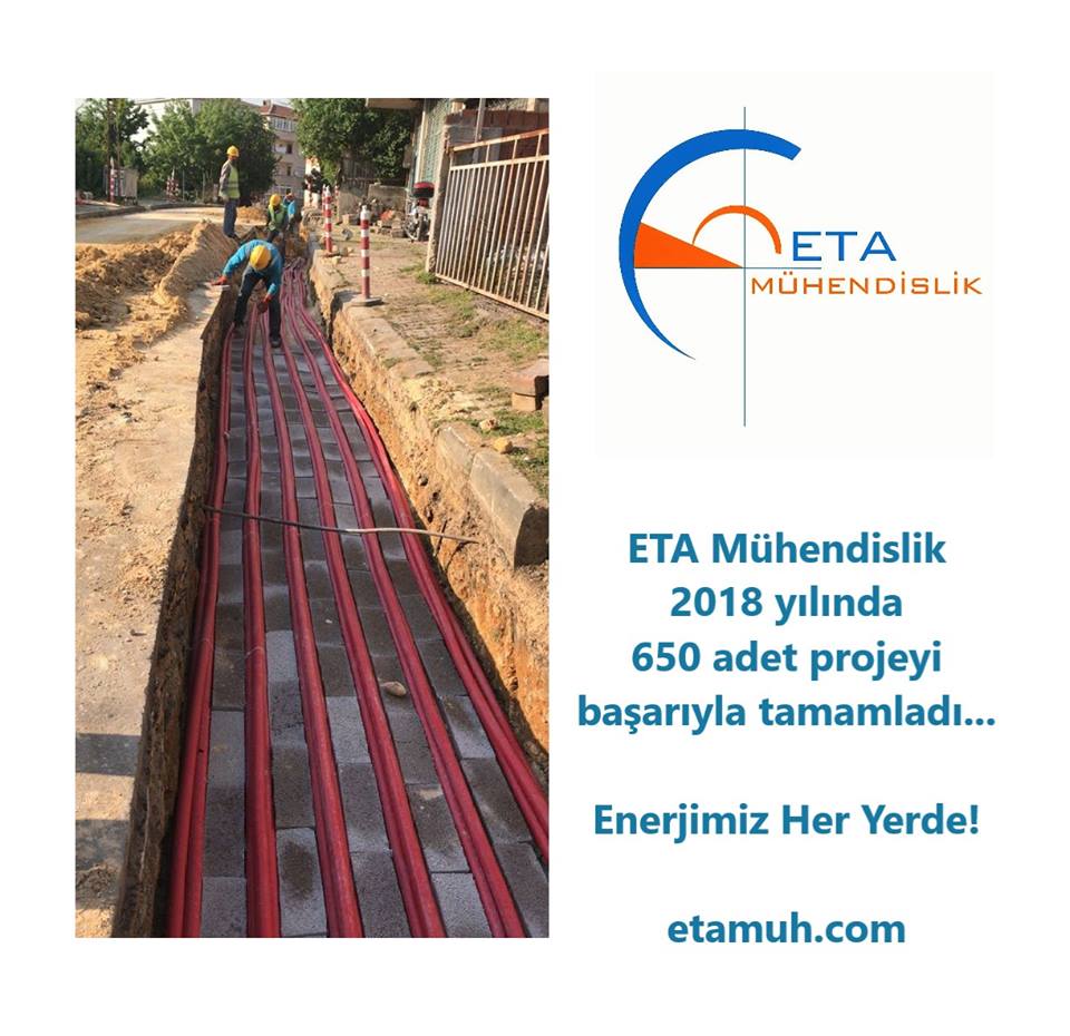 ETA MÜHENDİSLİK - 2018 YILI TAMAMLANAN PROJELERİ