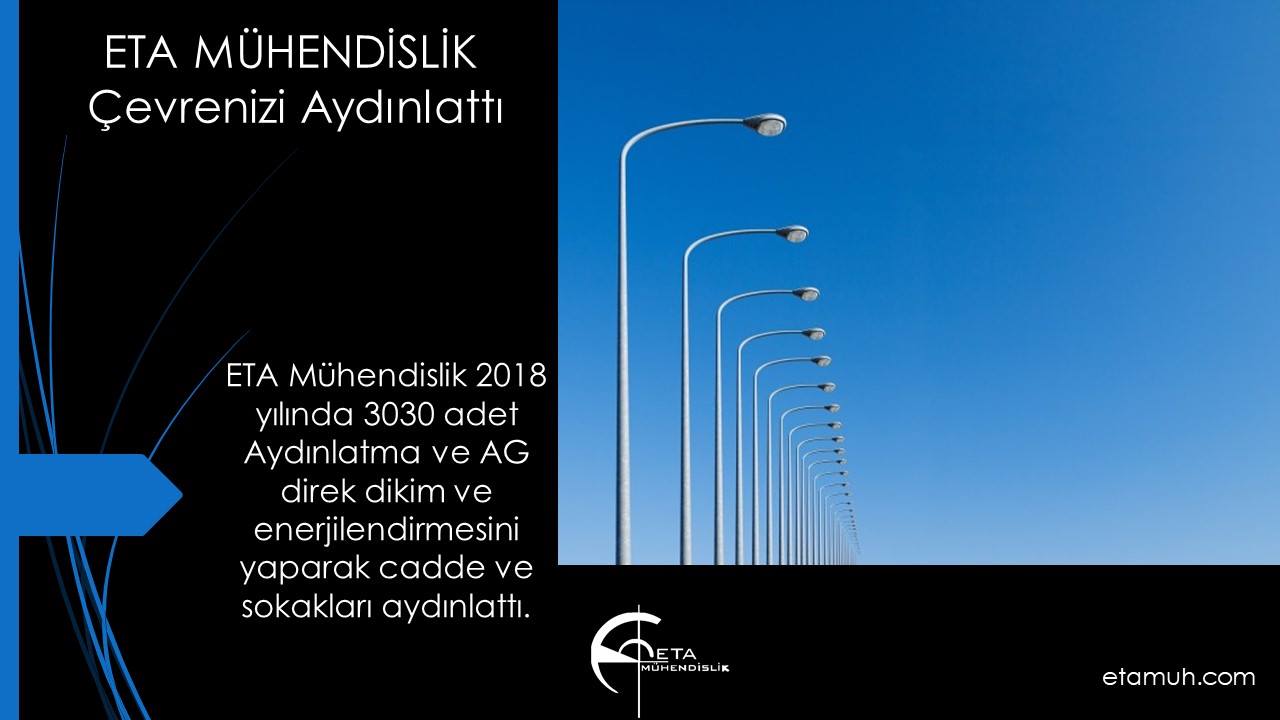 AG / AYDINLATMA İŞLERİ 2018